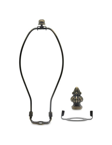 Soporte de Lámpara QVQCWD de Bronce 25,4 cm con Adaptador E26