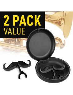 Bigote Clip-On para Trompetas y Trombones - 2 Piezas 2