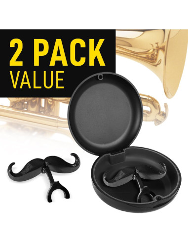 Bigote Clip-On para Trompetas y Trombones - 2 Piezas