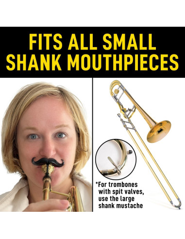Bigote Clip-On para Trompetas y Trombones - 2 Piezas