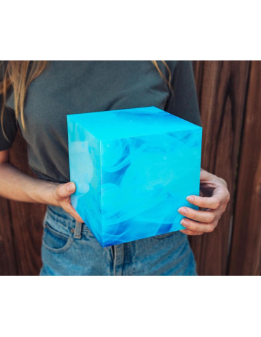 Cubo Tesseract Marvel LED Cambiante 17,8 cm Luz de Ambiente