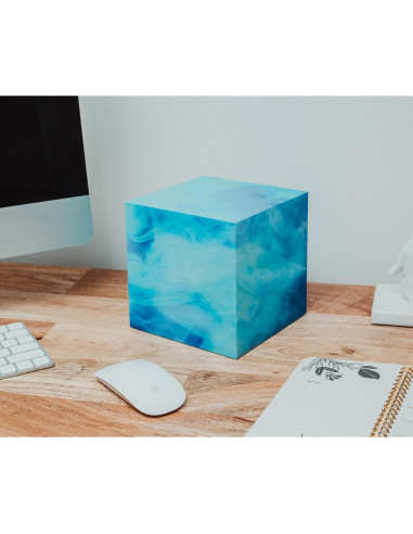 Cubo Tesseract Marvel LED Cambiante 17,8 cm Luz de Ambiente