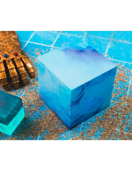 Cubo Tesseract Marvel LED Cambiante 17,8 cm Luz de Ambiente