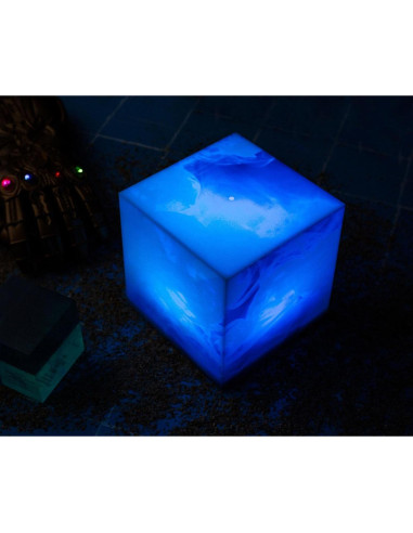 Cubo Tesseract Marvel LED Cambiante 17,8 cm Luz de Ambiente