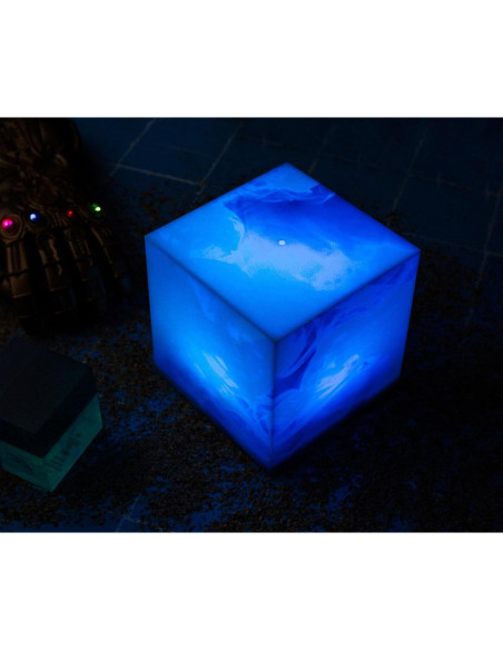 Cubo Tesseract Marvel LED Cambiante 17,8 cm Luz de Ambiente