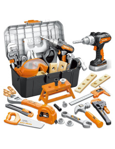 Juego de Herramientas para Niños OCHIDO con Taladro y Caja