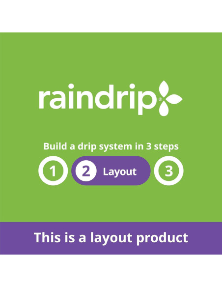 Tubo de Riego por Goteo Raindrip 100 pies 1/4" Polietileno Tubo de Riego por Goteo Raindrip 100 pies 1/4" Polietileno