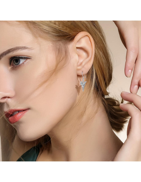 Pendientes Arwen Evenstar LIWWEC Joyería Élfica 3,81 cm