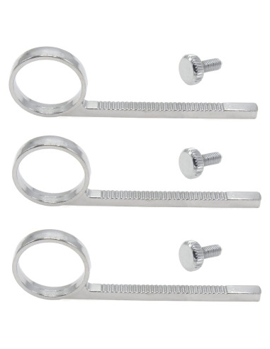 Anillo de dedo deslizante para trompeta Cheerock 3 piezas