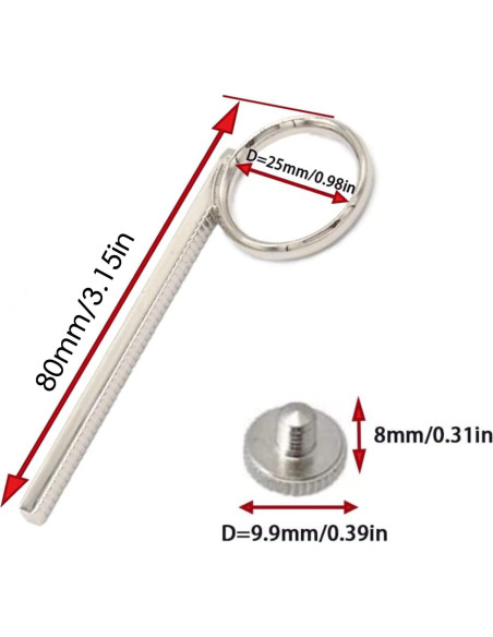 Anillo de dedo deslizante para trompeta Cheerock 3 piezas