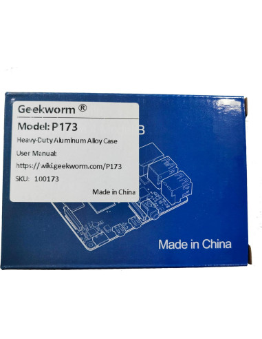 Caja de Aluminio Geekworm para Raspberry Pi 4 Modelo B