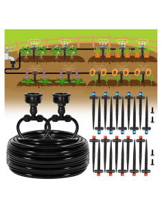 Kit de riego por goteo Eledom 11,15 m automático para jardín