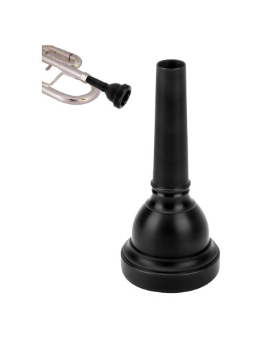 Boquilla de Trombón HERCHR Negra 10x4x4 cm para Trompeta