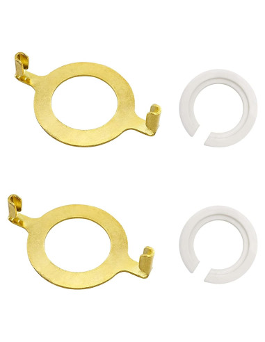 Adaptador E27 a E14 ECUDIS con Anillos Reductores de Pantalla