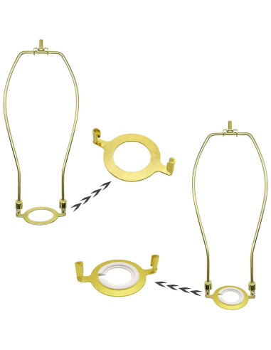 Adaptador E27 a E14 ECUDIS con Anillos Reductores de Pantalla