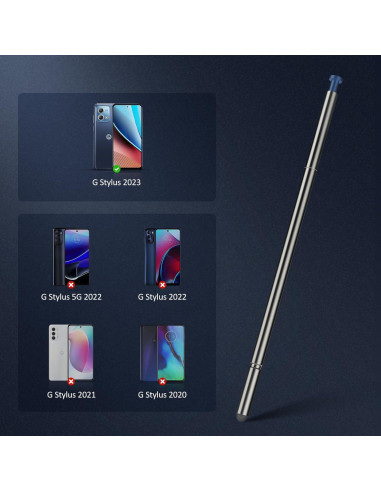 2 Plumas Táctiles Granarbol para Moto G Stylus 2023 Azul