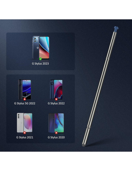 2 Plumas Táctiles Granarbol para Moto G Stylus 2023 Azul