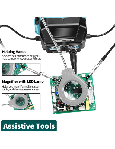 Estación de Soldadura YIHUA 939D+ III 110W LCD 4 Canales