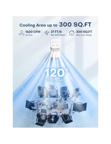 Acondicionador de Aire Portátil CENSTECH DL3 4-en-1 2 Galones