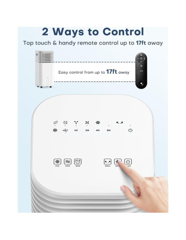 Acondicionador de Aire Portátil CENSTECH DL3 4-en-1 2 Galones