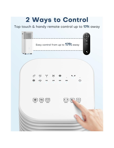 Acondicionador de Aire Portátil CENSTECH DL3 4-en-1 2 Galones