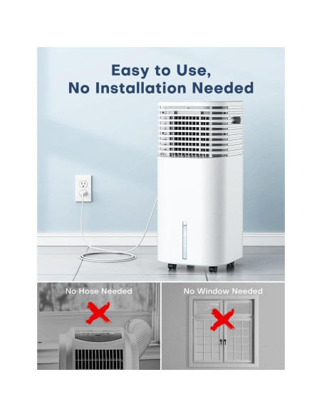 Acondicionador de Aire Portátil CENSTECH DL3 4-en-1 2 Galones