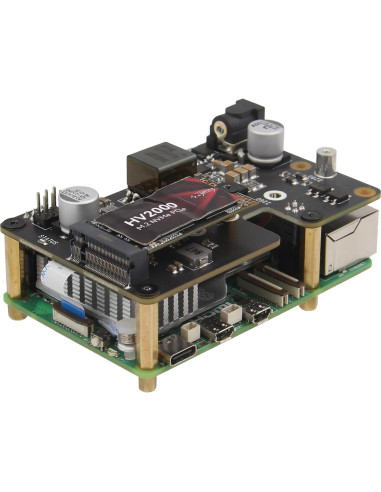 Geekworm X1012 PCIe a M.2 HAT NVMe SSD para Raspberry Pi 5