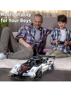 Kit de Construcción Coche RC WisePlay 1,01 kg 457 Piezas 2