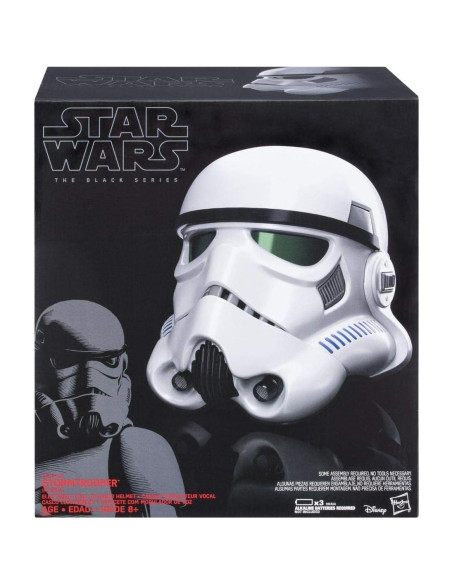 Casco Electrónico Stormtrooper Imperial Hasbro 27x31cm
