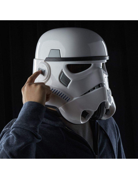 Casco Electrónico Stormtrooper Imperial Hasbro 27x31cm