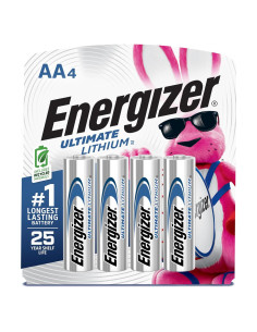 Baterías AA Energizer Ultimate Litio 4 Piezas Duraderas