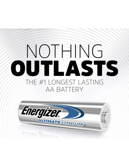 Baterías AA Energizer Ultimate Litio 4 Piezas Duraderas