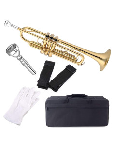 Trompeta Aileen Lexington TP8001G Estudiante Bb Oro con Estuche