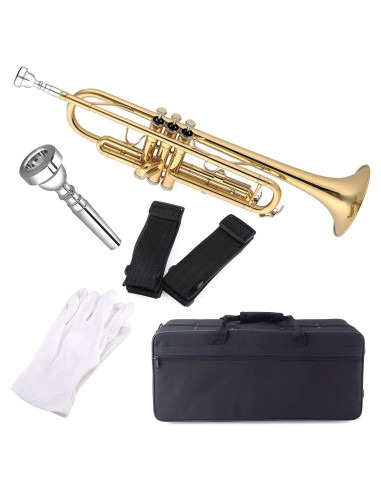 Trompeta Aileen Lexington TP8001G Estudiante Bb Oro con Estuche