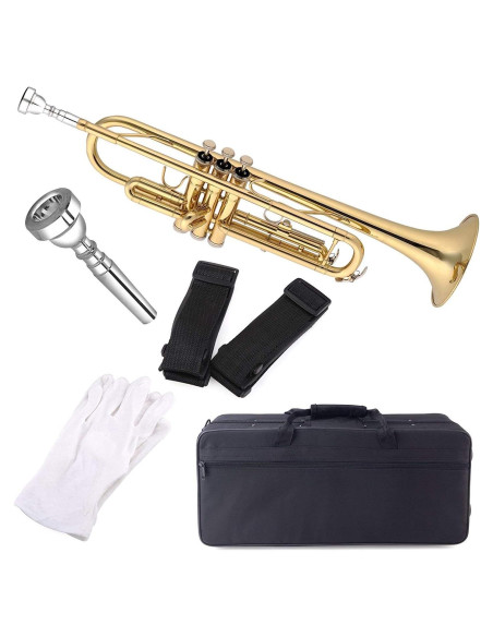 Trompeta Aileen Lexington TP8001G Estudiante Bb Oro con Estuche