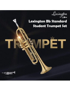 Trompeta Aileen Lexington TP8001G Estudiante Bb Oro con Estuche 2