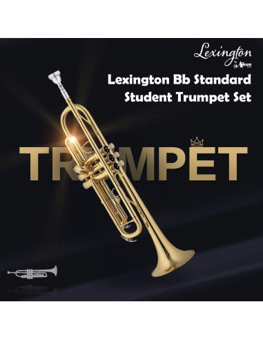 Trompeta Aileen Lexington TP8001G Estudiante Bb Oro con Estuche