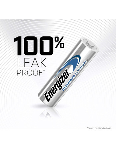 Baterías AA Energizer Ultimate Litio 4 Piezas Duraderas