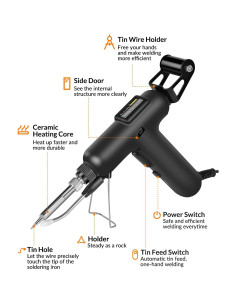 Kit de Soldador Aucanla 80W Automático 8 en 1 Portátil 2