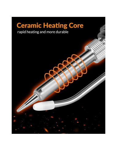 Kit de Soldador Aucanla 80W Automático 8 en 1 Portátil