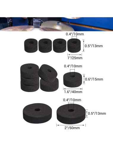 Facmogu 23PCS Accesorios para Platillos - Fieltros y Llaves