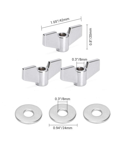 Facmogu 23PCS Accesorios para Platillos - Fieltros y Llaves