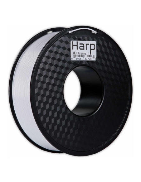 Filamento PLA Plus Harp 1.75mm Blanco 1kg para Impresora 3D