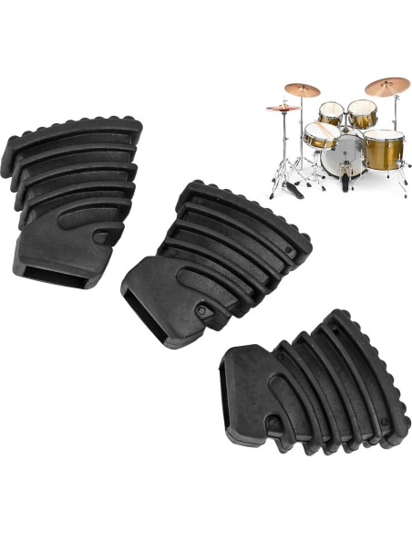 3 Pies de Goma para Soporte de Batería Liebe WC11