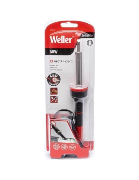 Kit de Soldador Weller 60W con Anillo LED y Puntas