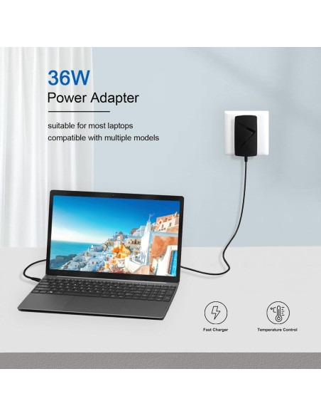 Cargador 12V 3A FLGAN para Jumper EZpad X3 X4 Chuwi HeroBook