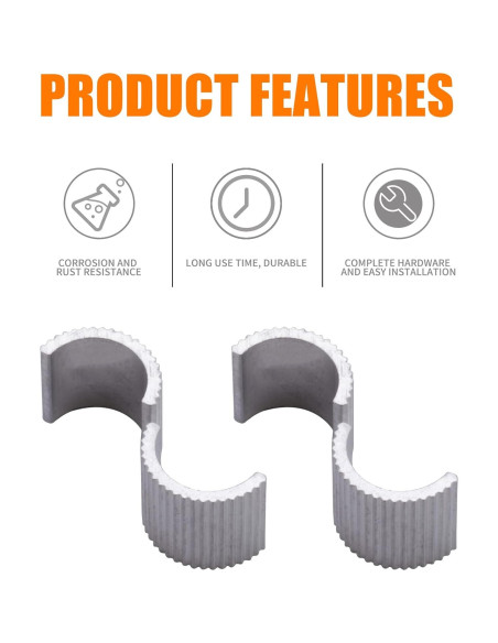 8 Piezas Shim de Manillar MWMNUN 22mm a 25mm Aluminio