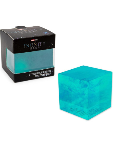 Cubo Tesseract Marvel Studios 7,62 cm Resina Azul Coleccionable