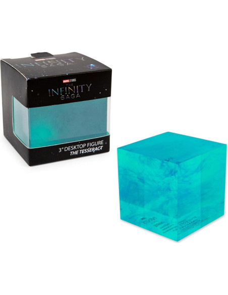 Cubo Tesseract Marvel Studios 7,62 cm Resina Azul Coleccionable