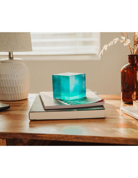 Cubo Tesseract Marvel Studios 7,62 cm Resina Azul Coleccionable